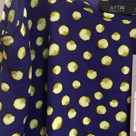 NWT APT 9 Polka dot tank top - Size Medium - Picture 3 of 7